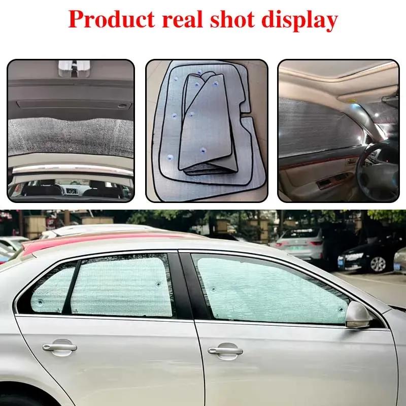 For Trumpchi GAC GS8 2024 Accessories ~ Car Windshield Visor Full Window Sun Protection Anti-UV Shaby Sunshades Stickers