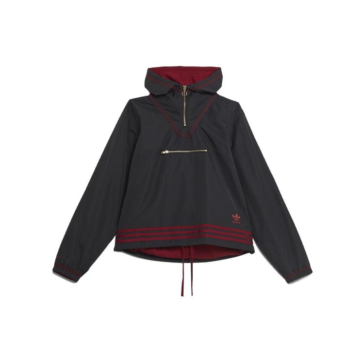 adidas originals Unisex Printing Hooded Jacket Black HE6624 M