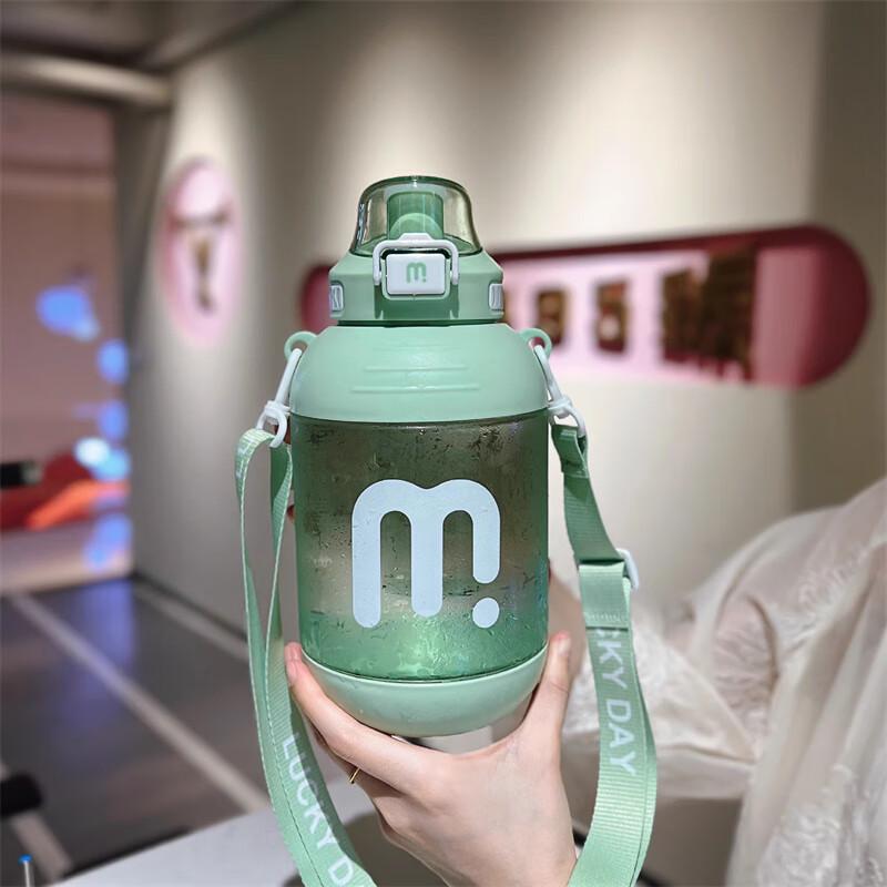 Lainuo Large Capacity Portable Straw Water Bottle