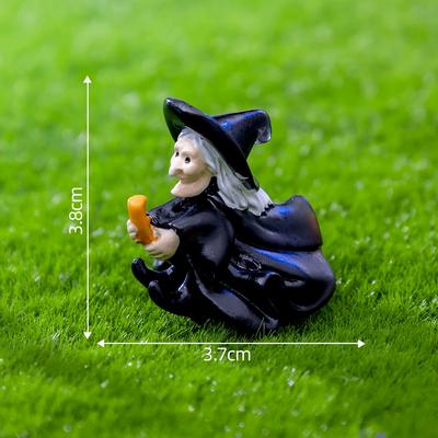 Halloween Mini Fairy Garden Resin Crafts Micro Landscape DIY Cute Desktop Ornaments Creative Home Decor