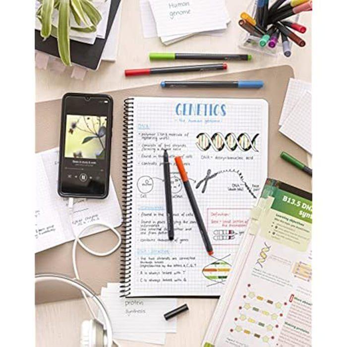 Felt Tip Pen - Faber-castell - Grip Finepen - Fiber Tip 0.4 Mm - Ergonomic - Case of 5 Pieces