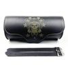 Motorcycle Fork PU Leather Travel Pouch Waterproof Tool Bags Saddle Bag Vintage Skull Tail Bag Luggage For