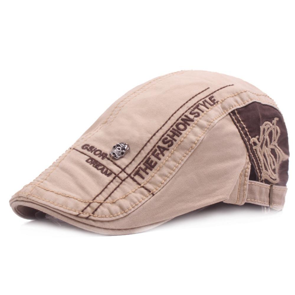 

Letter Berets Caps Cotton Casquette Cap Casual Sun Hat хакі