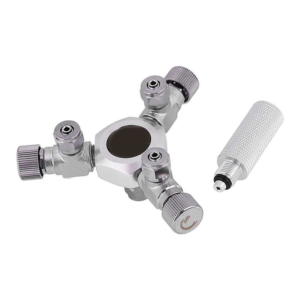 Mehrfachverteiler Aquarium Regler CO2 Splitter Ventil Aquarium (3 Wege)