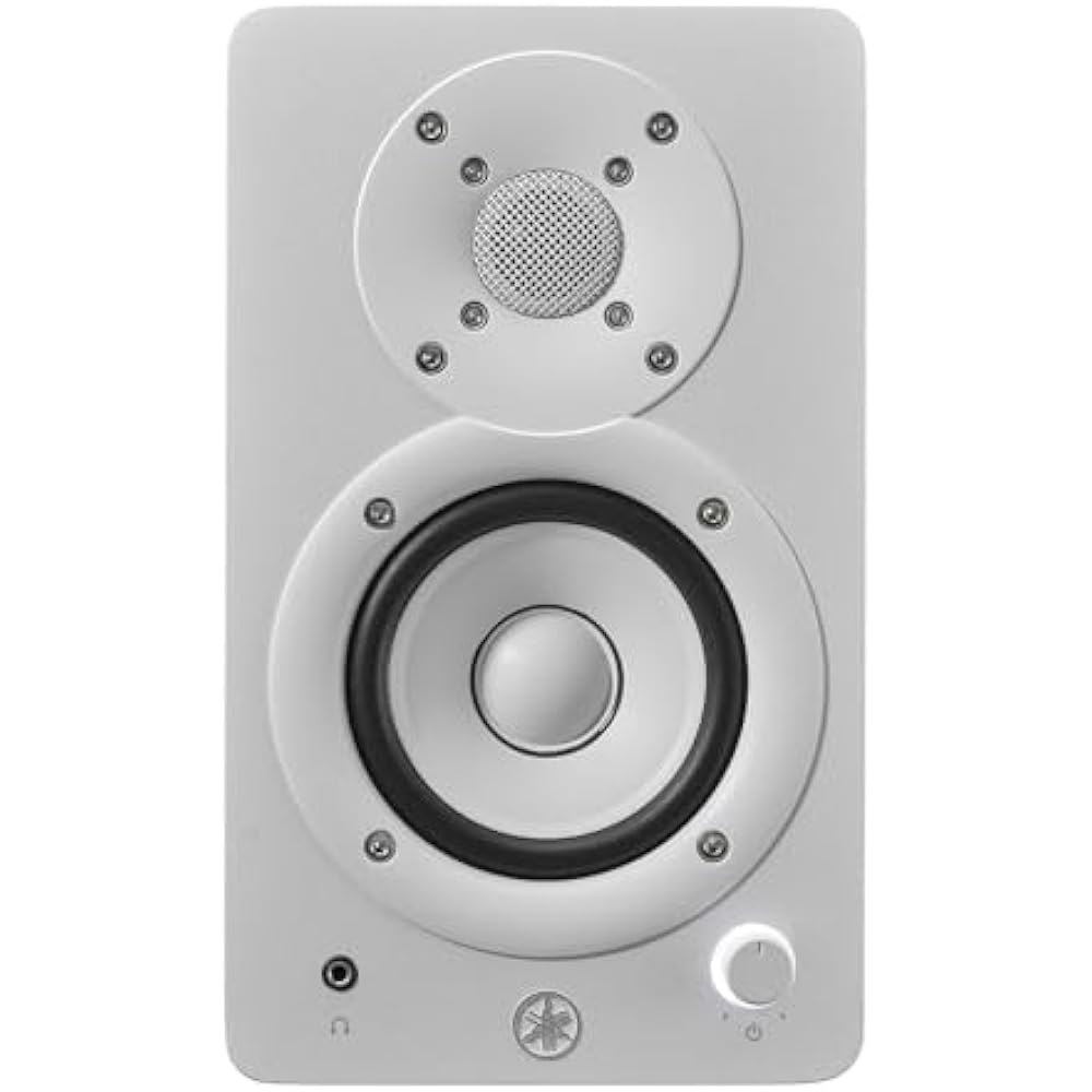 Yamaha YAMAHA Powered Studio Monitor Speaker Pair Compact White HS3W