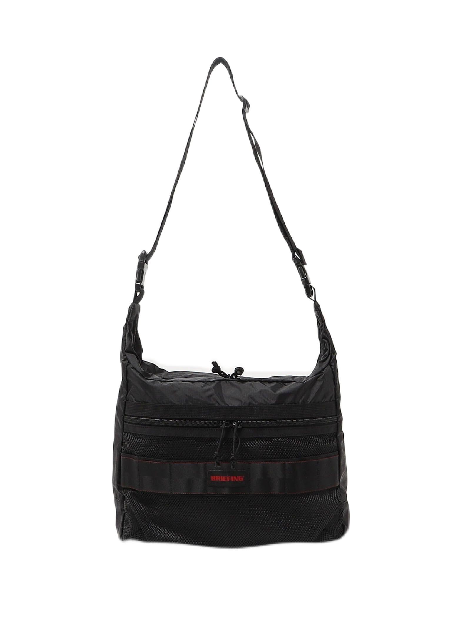 

[United Arrows Green Label Relaxing] Special Order BRIEFING GLR Ripstop Mesh Horizontal Shoulder Bag 32324991759 0900 BLACK(09) FREE