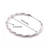 Elegant Spirals Cuff Bangle Silver Plated Jewelry Accessory Portable Decoration for Gifts Giving and Trendy Outfits