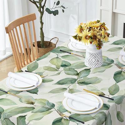 Tischdecke Floral Blätter Palmblätter Druck Rechteckige Tischdecken Für Tisch Party Dekoration Esstischdecke Manteles