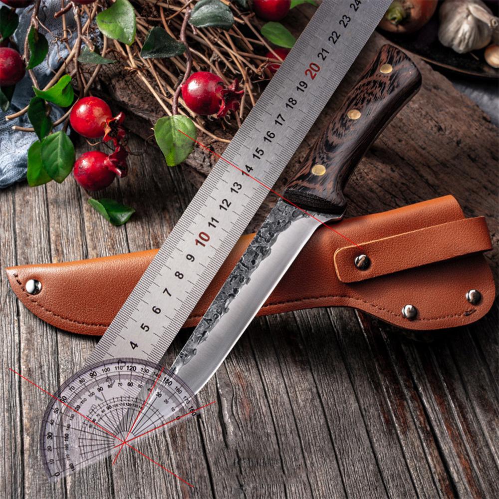 Knife Kitchen Knife Stainless Steel Meat Cleaver Fruit Knife Butcher Knife Outdoor Portable Camping Knife