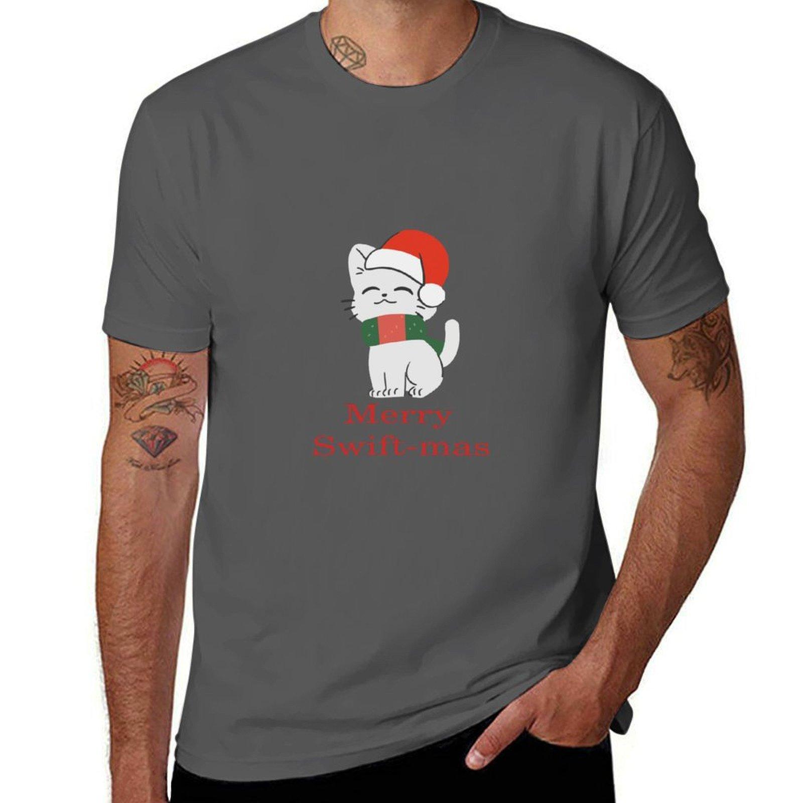 

Merry swiftmas T-Shirt funny t shirts man t shirts for man cotton T-Shirt 4XL