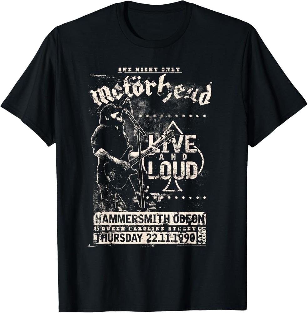 

Motrhead Official - Women s Black Oversized Motrhead Band T-Shirt 2XL