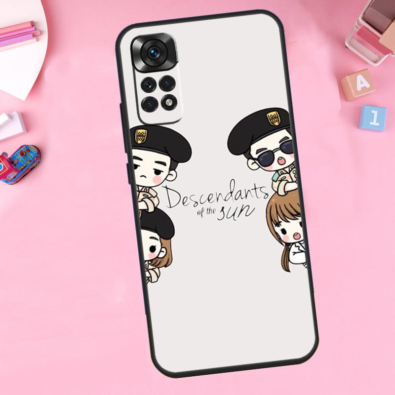 Descendants Of The Sun For Xiaomi Redmi Note 14 13 10 11 12 15 Pro Plus Phone Case For Redmi 15C 13C 12C 10C 14C 15