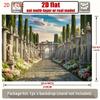 2D Roman Villa Garden Photography Background Cloth for Historical & Elegant Occasions