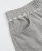 TOFFEE Cutoff Wide Sweatpants (Melange Grey)