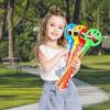 Giocattolo con bacchetta magica a 32 fori con faccina sorridente. Bacchetta magica a cinque griffe per bambini per soffiare bolle, 100 ml