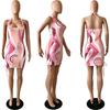 Y1650 Sexy Backless Sleeveless Suspender Dress for Women