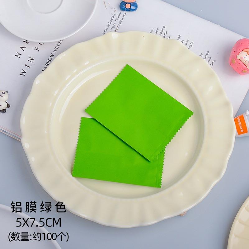 

100Pcs Solid Color Aluminum Foil Blind Bags New Empty Miniature Food Toy Surprise Bag DIY Party Gift Packaging Other