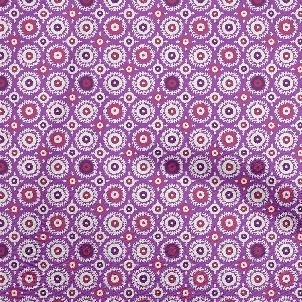 oneOone Bawełniana elastyczna tkanina Dusty Blue, azjatycka tkanina Suzani do szycia, drukowana tkanina rzemieślnicza na jardy 40 cali