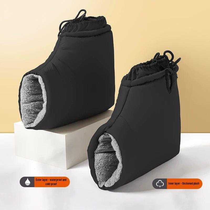 Windproof Fleece-Lined Scooter Gloves - Waterproof, Thickened Winter Motorcycle Handlebar Covers