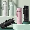 Large Capacity Insulated Cup for Tea & Water Separation - Perfect for Home, School, or Work