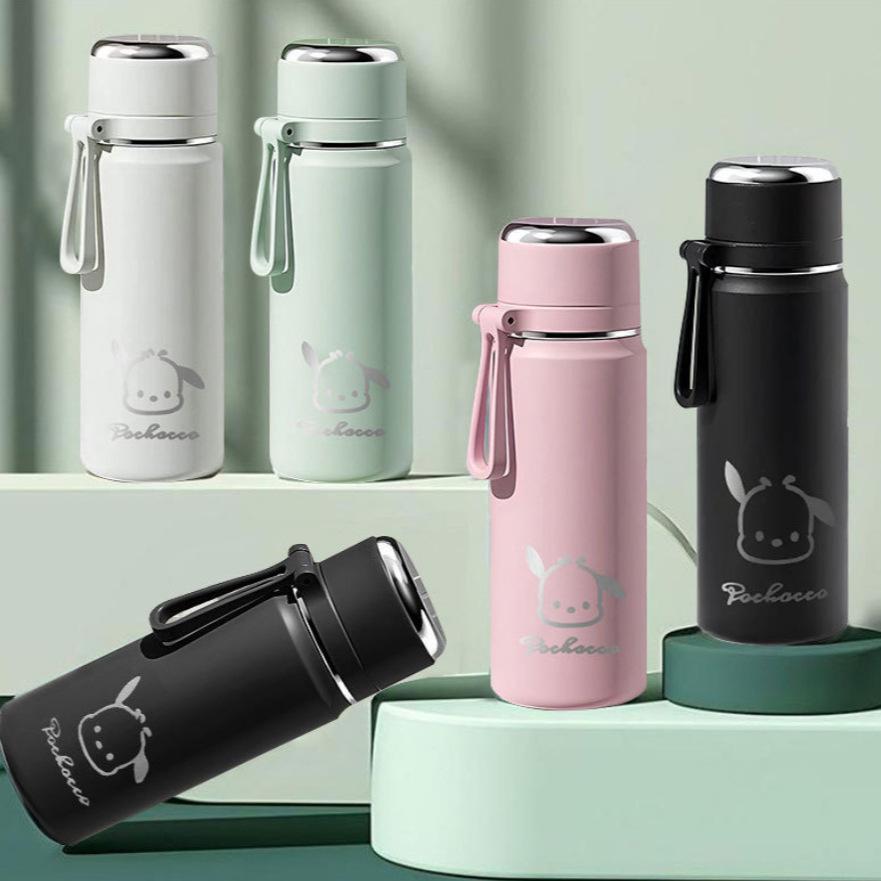 Large Capacity Insulated Cup for Tea & Water Separation - Perfect for Home, School, or Work