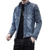 Casual Jeans Denim Jackets Oversized Blue Jacket for Men'S  Spring Autumn Pocket Fashion Outwear Design