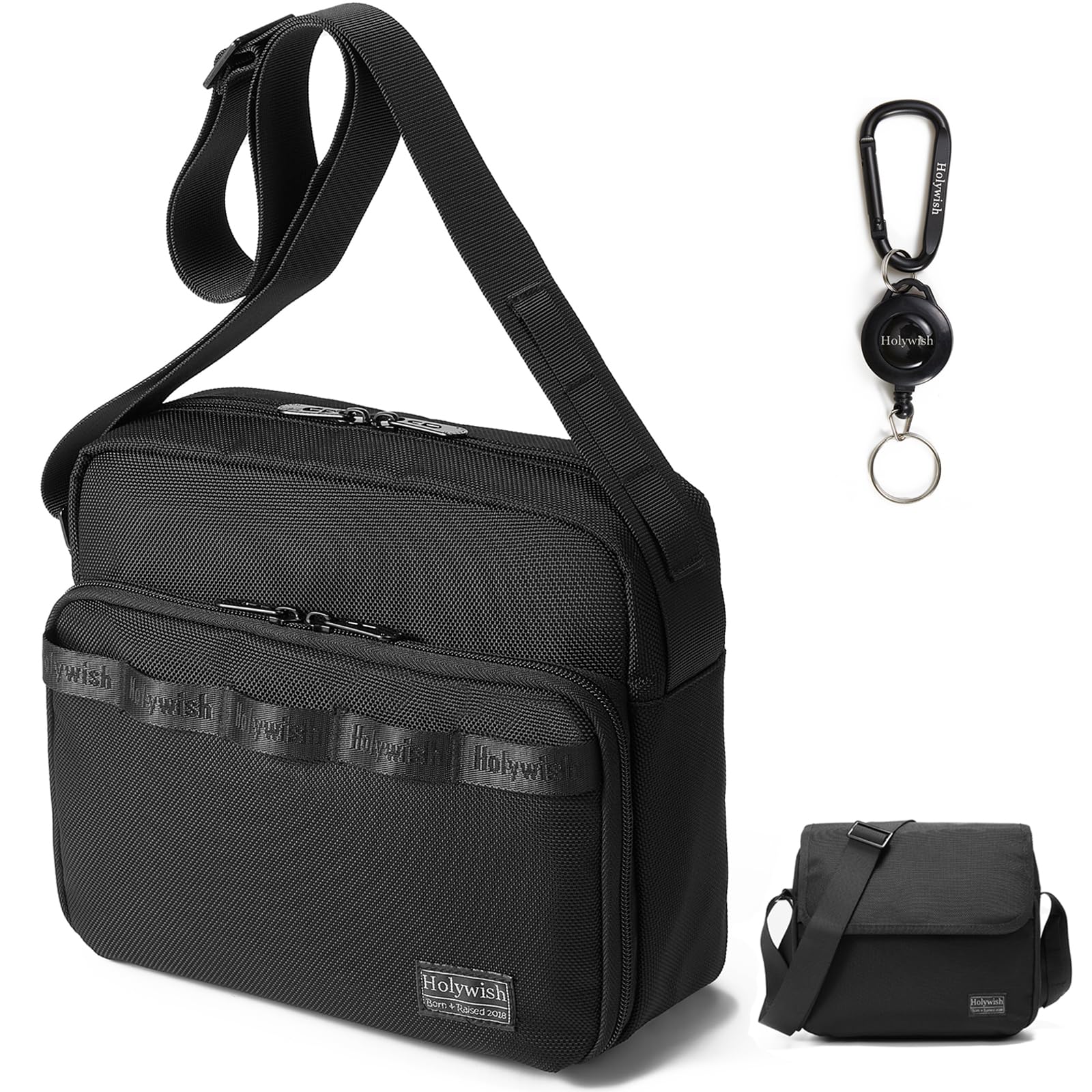 

Shoulder Bag for Water Large Multifunctional Shoulder Bag for Popular for Business Outdoors [Holywish] Men, Lightweight, Repellent, Anti-Magnetic,