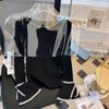 2025 Women's Lace-Up Bell Sleeve Knit Top: Age-Reducing Slim Fit for Autumn/Winter