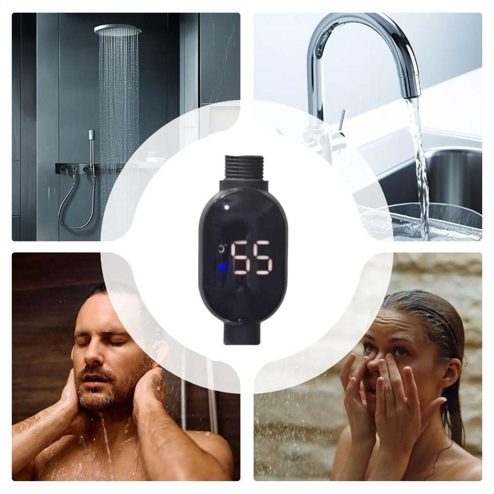 Waterproof LED Display Thermometer Precise Measurement Bath Water Thermometer  Bathroom Safety