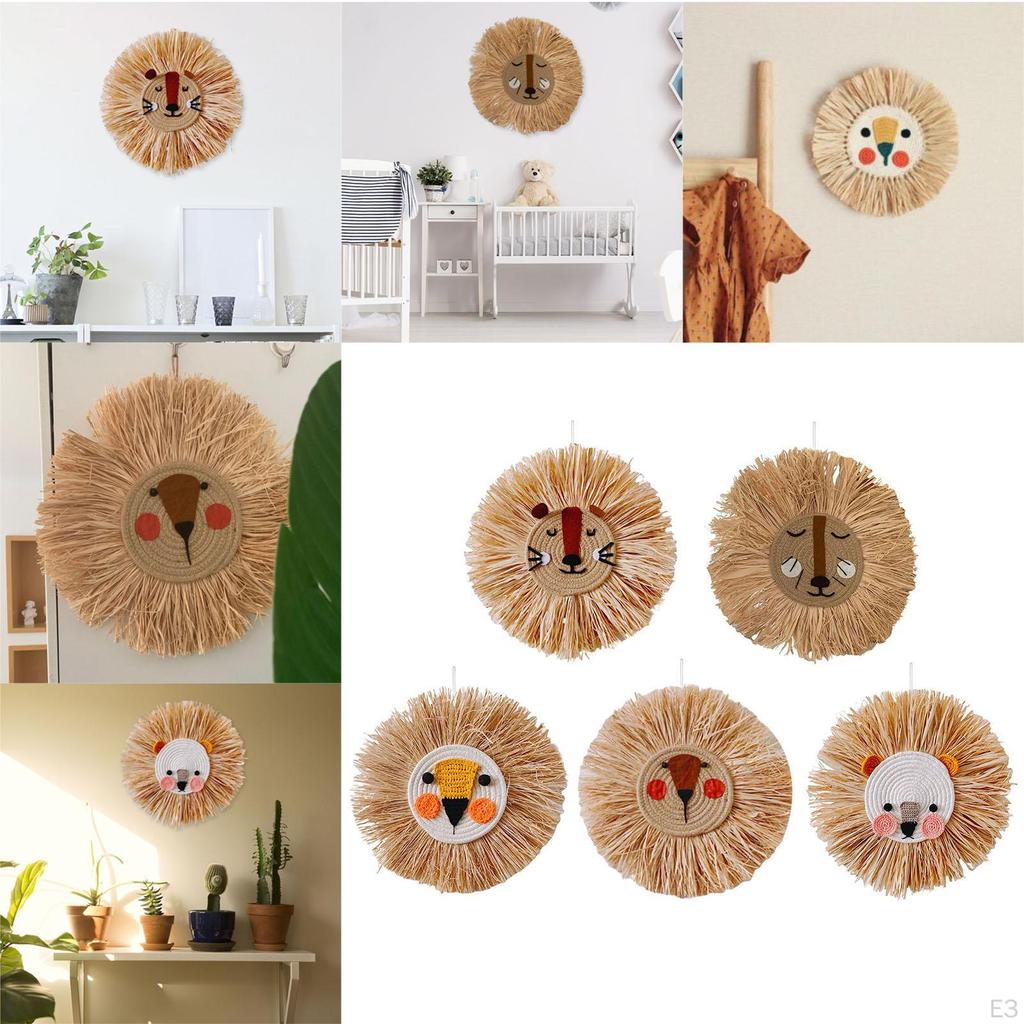 Wall Hanging Decor Art Craft W/ Rope Tapestry for Bedroom Decoration A