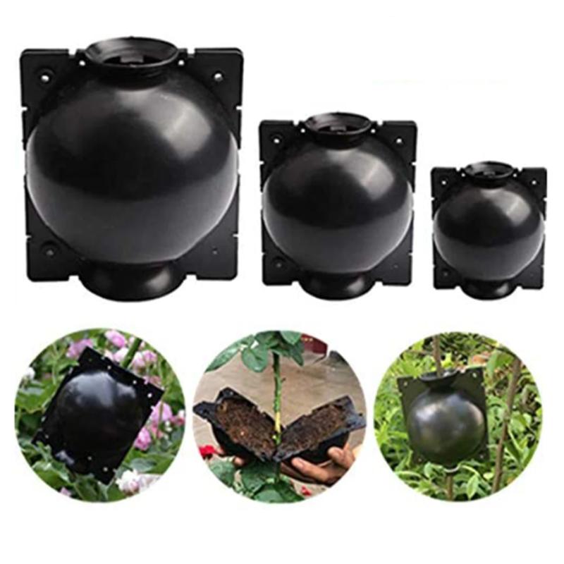 6pc Pflanze Rooting Ball SL Hochdruck Graft Zucht Fall Kindergarten Box Ausbreitung Pflanze Wurzel Topf Garten Zubehör