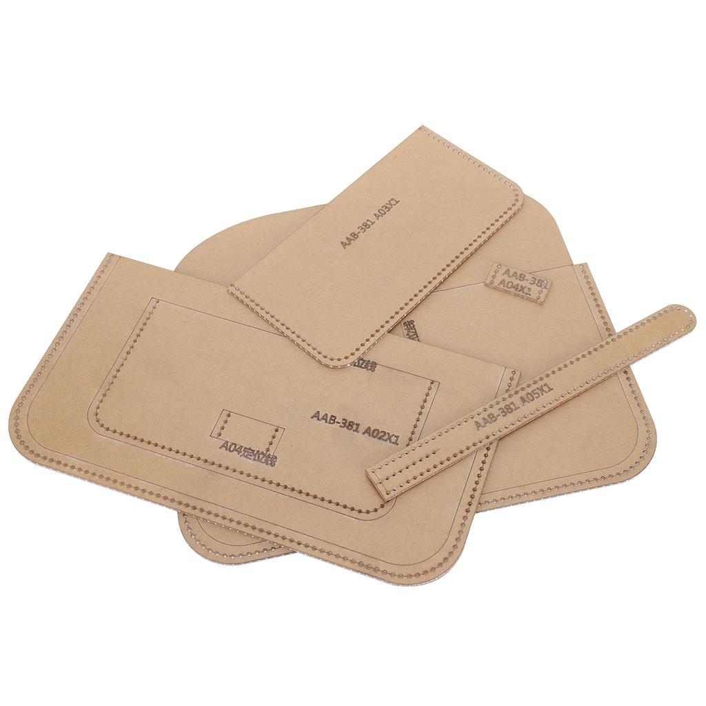 Clear Acrylic Handbag Pattern for Women DIY Handwork Craft Leather Bag Making Tool