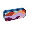 Pencil Case - MILAN - Fun Series - 3 Compartments - 22x11x6.5 Cm - Multicolored