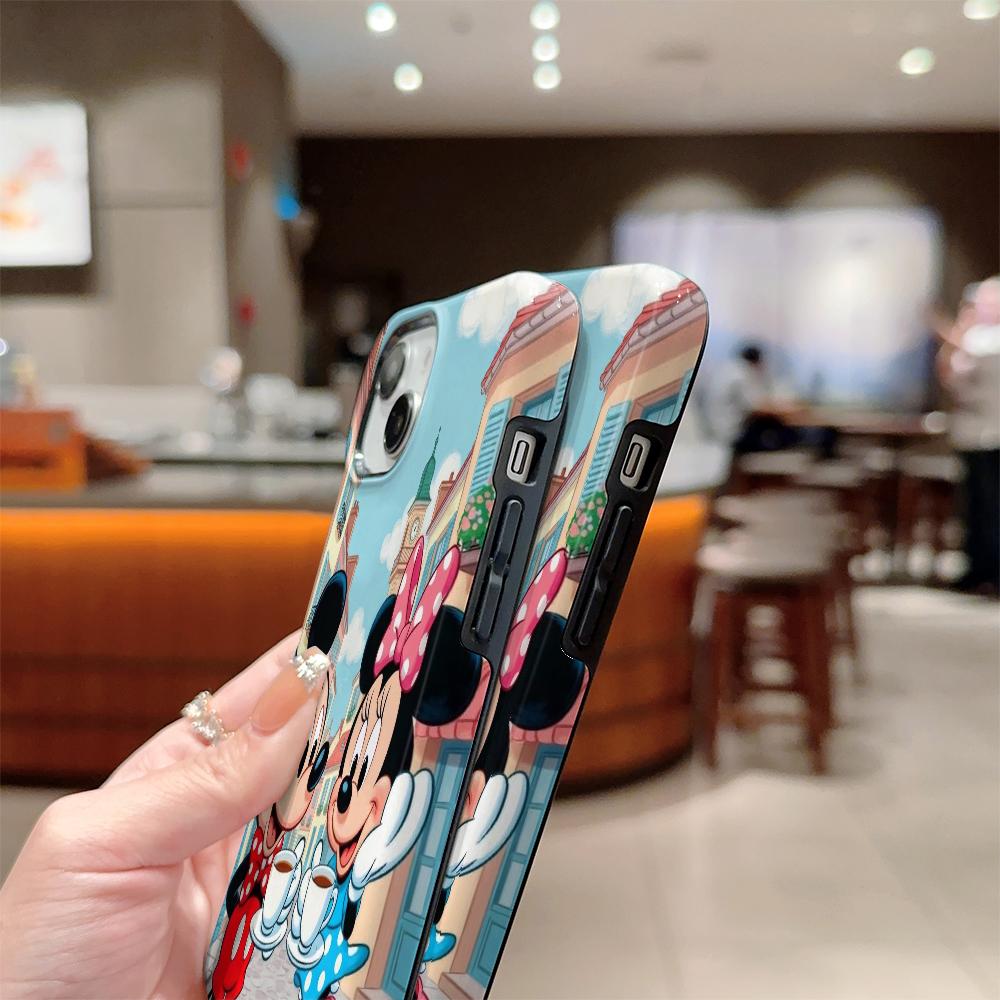 Disney Phone Case, Double-layer Protective Cover, Suitable for iPhone X/XS/SE/7/8/11/12/13/14/15/16/17 Pro Max Plus