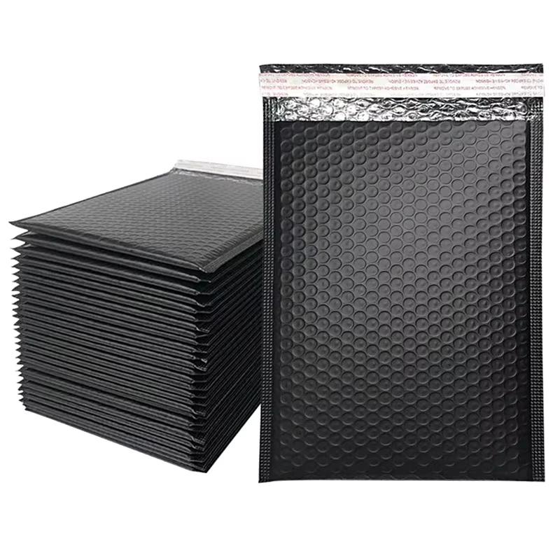 50Pcs Black White Bubble Mailers Poly Bubble Mailer Self Seal Padded Envelopes Gift Bag Shipping Packaging Envelope Bags