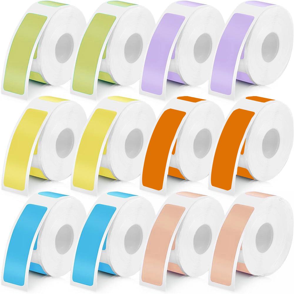Small Roll Colored D30 Label Printing Paper, L12*40, L11P11P15 Stickers