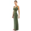 Summer Sleeveless Slim Fit Pleated Maxi Dress for Women