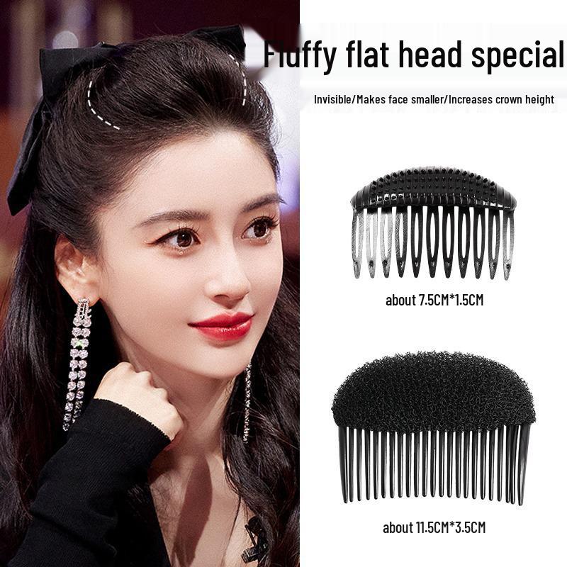 High Crown Hair Root Fluffy Wiglet - Invisible Hair Bun & Comb Accessory