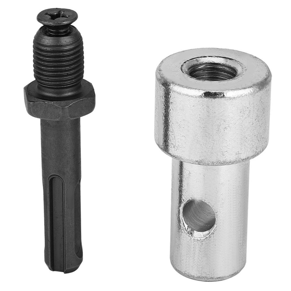 Steel Earth Auger Drill Adapter Earth Auger Connector Tool  Garden Earth Drilling