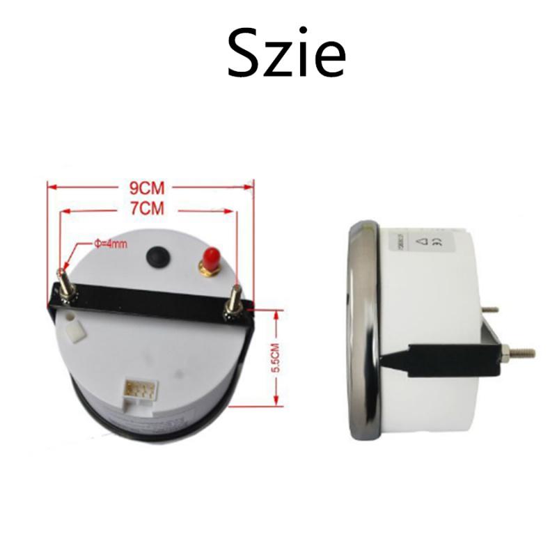 10-112V / 24V Tachometer Speed Water Temperature Fuel Pressure ODO Clock Trip Voltmeter