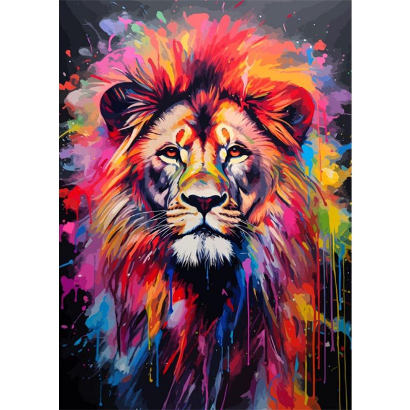 

Акварельные животные Картины на холсте Носорог Кошка Сова Панда Лев Тигр Дикие животные Граффити Искусство Постеры Печать Домашний декор Настенное искусство 21cm×30cm NoFrame