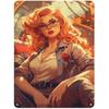 Retro Pinup Girls Classic Cars Metal Sign Wall Decor Garage Bar