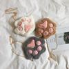 Cute Bear Paw Girls Chain Zipper Shoulder Bag Lovely Children's Soft Plush Coin Purse Baby Boys Accessories Small Crossbody Bags