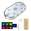 Car Ambient Light Enhance Car's Ambience with 7 Colors Rgb Automotive Light Self-adhesive Magnetic Suction Usb Rechargeable