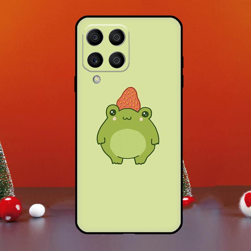 Kawaii Frog For Samsung Galaxy M21 M31 M55 M15 M11 M13 M33 M35 M53 M14 M34 M54 M12 M32 M52 M06 M16 Case Samsung M22