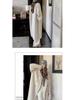 Sense Oatmeal Wool Coat for Women - Korean Style, Mid-Length, Plus Velvet, Thick, Perfect for Autumn and Winter.