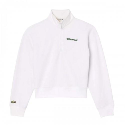 Lacoste Womens/Ladies Quarter Zip Relaxed Fit Sweatshirt