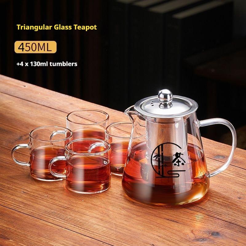 Gianxi Glass Tea Set Set With High Temperature Resistance New Type Of Boiling Tea Pot Electric Ceramic Stove With Glass Kettle