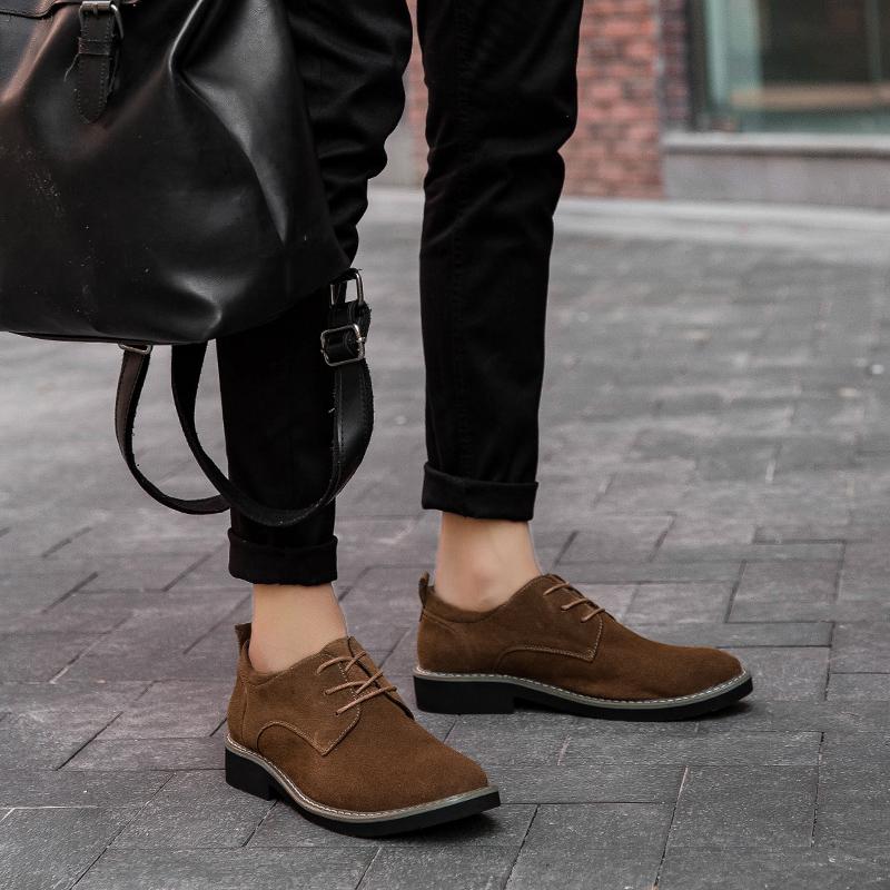 Fashion Casual Business Men's Shoes Fashionable Classic Retro Black Brown Leisure Outdoor Party Daily office adult flat shoes New