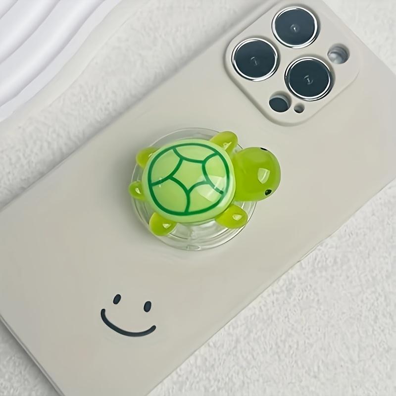 

Portable Cute Turtle Phone Stand | Easy-to-Apply, Small ABS Desk Support for Lazy People, Ideal for Smartphones with Multiple Cameras зелёный